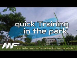 2 training Packs in the park